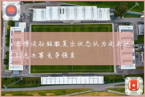 王博谈孙铭徽复出状态认为尚未达到总决赛竞争强度